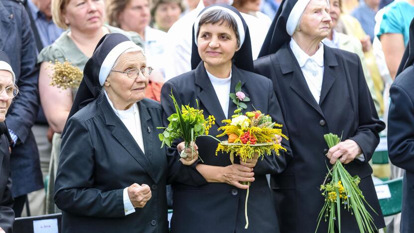 Žolinių šv. mišios Pažaislio vienuolyne