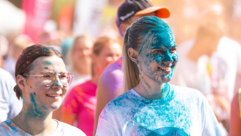 „The Color Run“ bėgimas Vingio parke