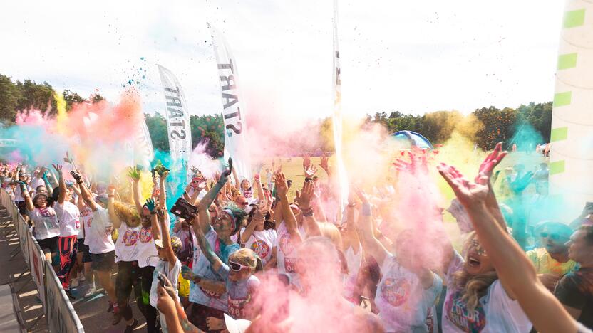 „The Color Run“ bėgimas Vingio parke