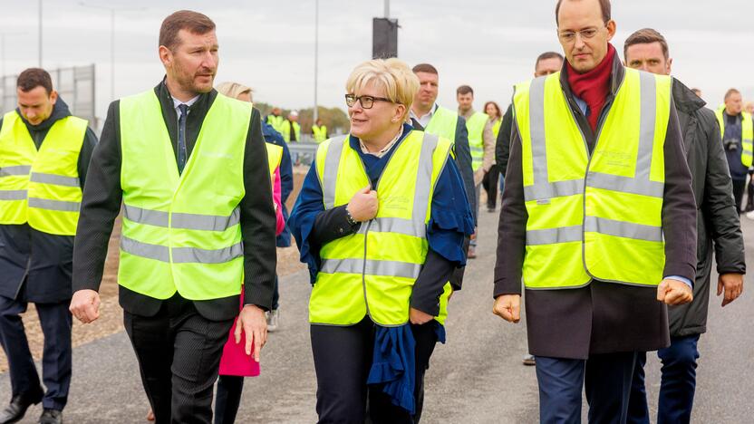 „Via Baltica“ ruožo nuo Marijampolės iki Lenkijos sienos atidarymo renginys