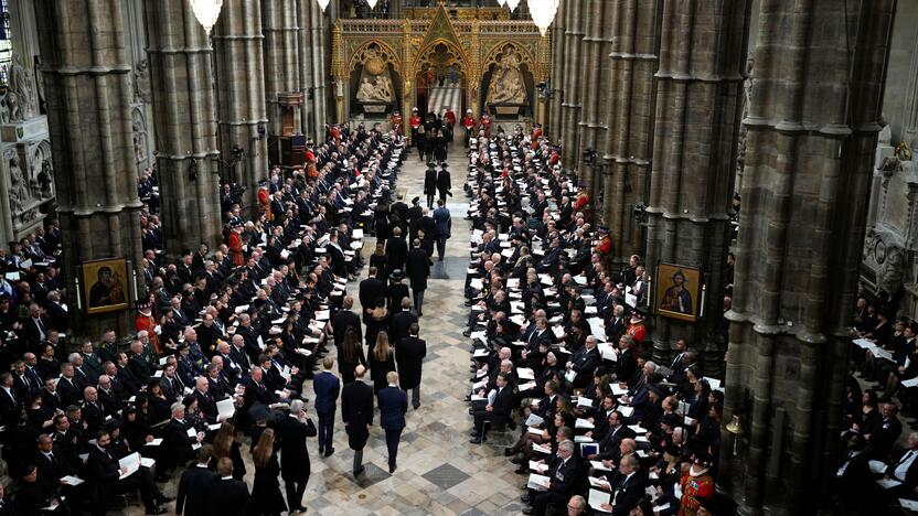 Karalienės Elizabeth II laidotuvių ceremonija