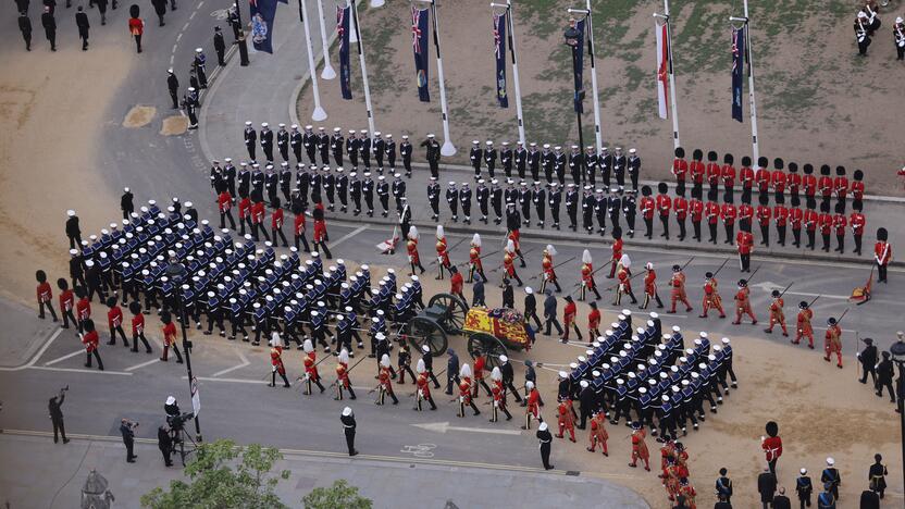 Karalienės Elizabeth II laidotuvių ceremonija