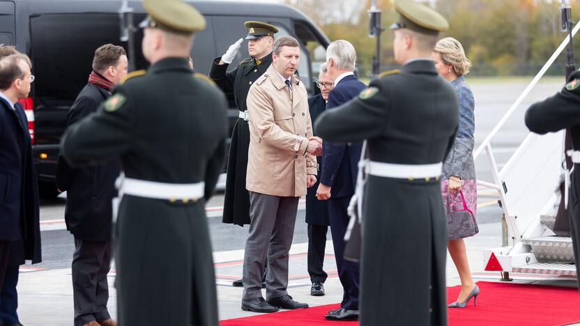 Į Lietuvą atvyko Belgijos karalius ir karalienė