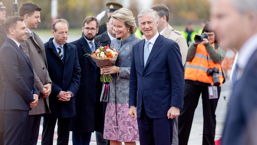 Į Lietuvą atvyko Belgijos karalius ir karalienė