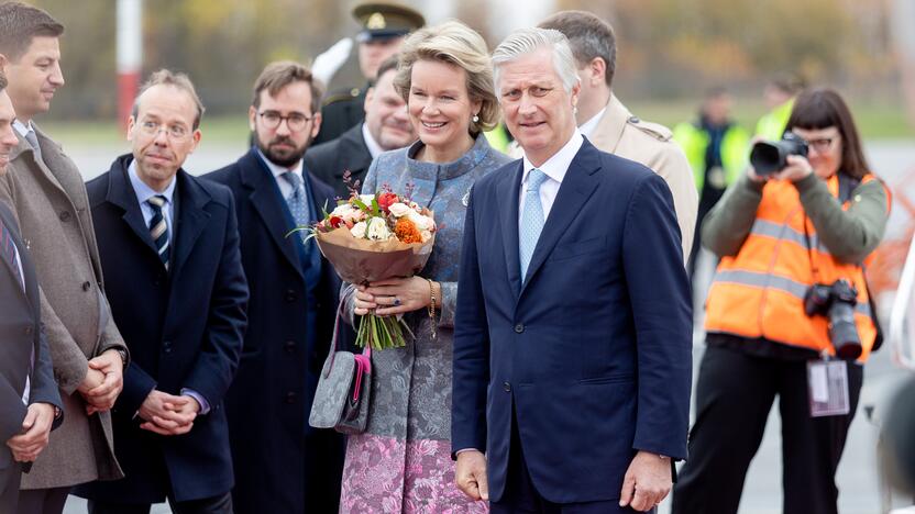 Į Lietuvą atvyko Belgijos karalius ir karalienė