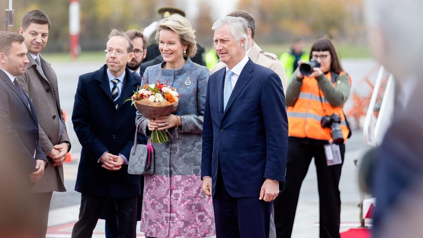 Į Lietuvą atvyko Belgijos karalius ir karalienė