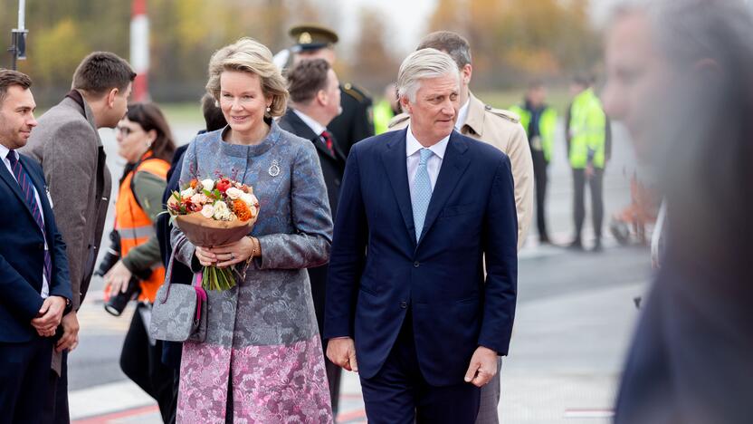 Į Lietuvą atvyko Belgijos karalius ir karalienė