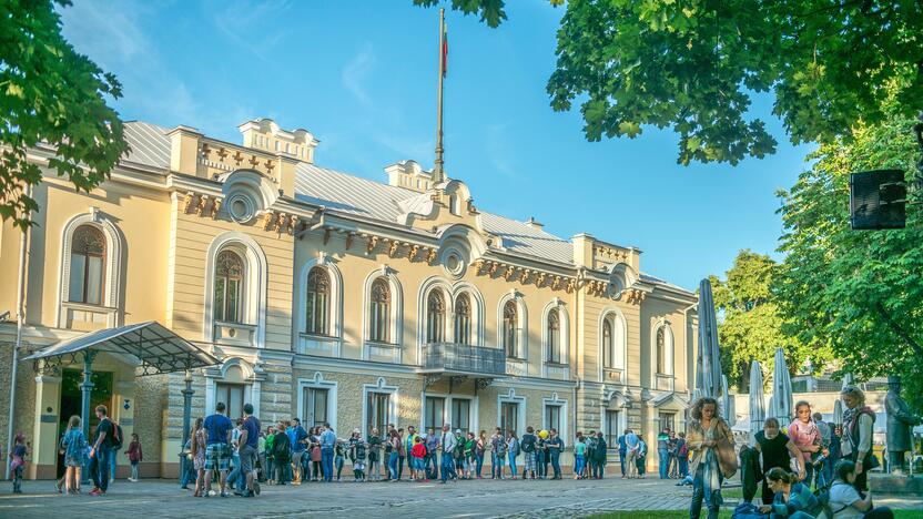 Trauka: Istorinės Prezidentūros apgultis orientacinio žaidimo „Triumfo keliu“ metu. 2018 m. gegužės 18 d.