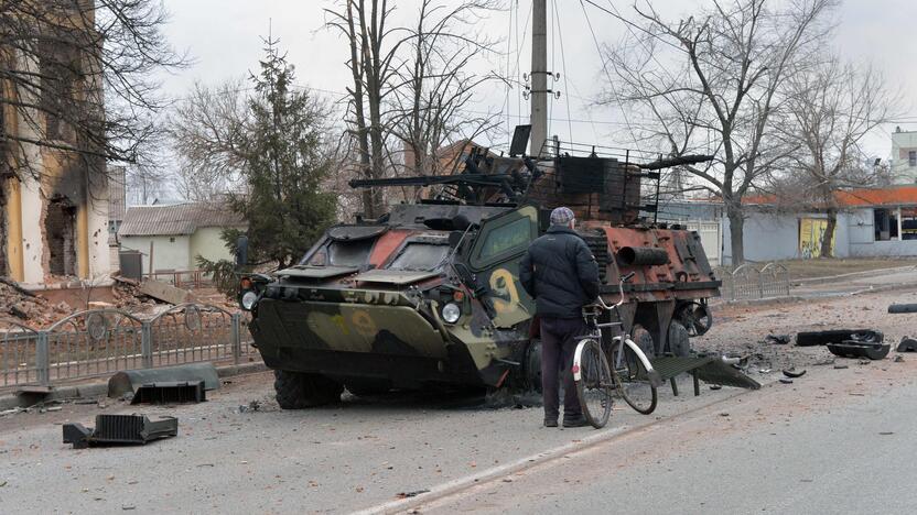 Karas toliau išbando Ukrainos stiprybę