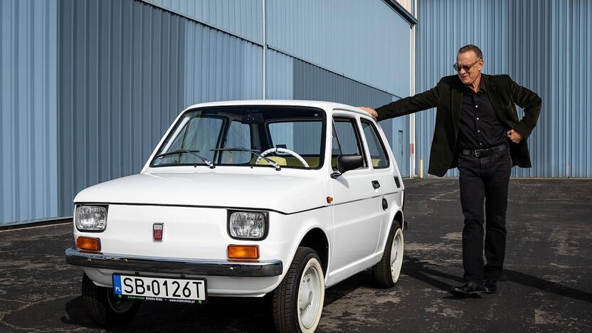 Vienintelis: T.Hanksui priklausęs „Fiat 126p“ – neeilinis automobiliukas.