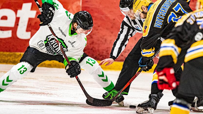 Skirtumas: "Kaunas Hockey" pralaimėjo daugkartiniams Estijos čempionams "Valk 494" ledo ritulininkams 4:10.