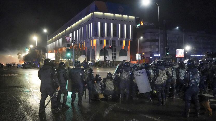 Kazachstane – protestai dėl energijos kainų kilimo