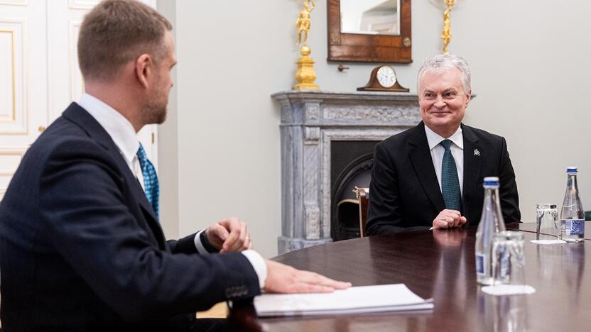 Gabrielius Landsbergis ir Gitanas Nausėda