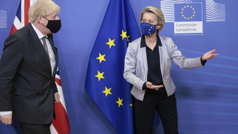 Borisas Johnsonas ir Ursula von der Leyen