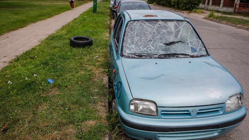 Problema: apie mieste paliktus automobilius vaiduoklius kasdien sulaukiama keleto pranešimų.