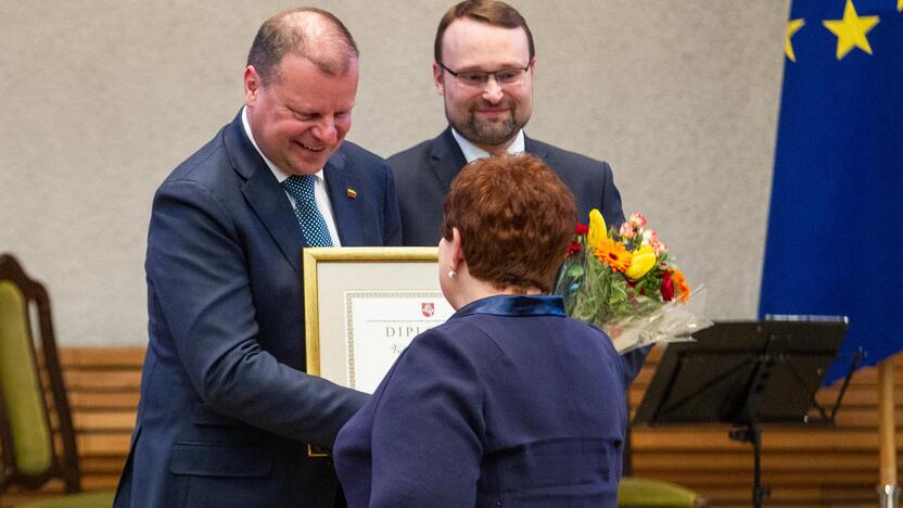 Įteiktos Vyriausybės kultūros ir meno premijos 