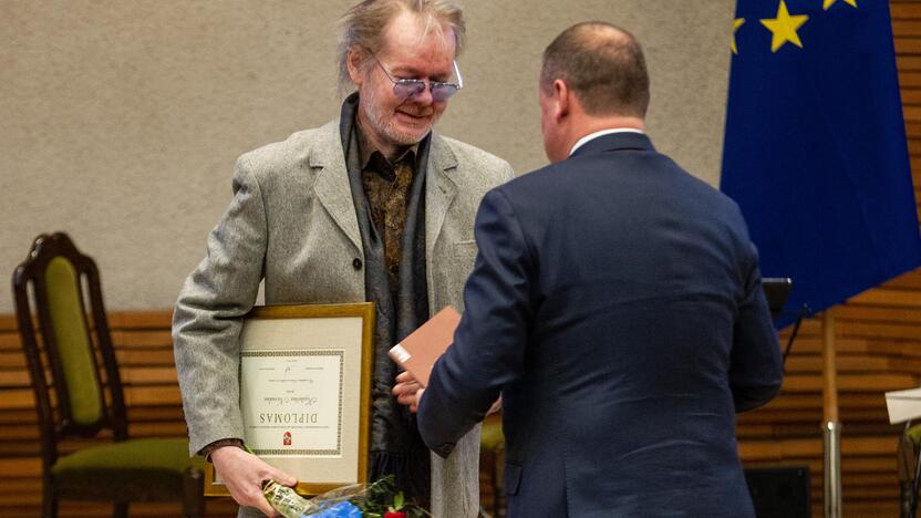 Įteiktos Vyriausybės kultūros ir meno premijos 