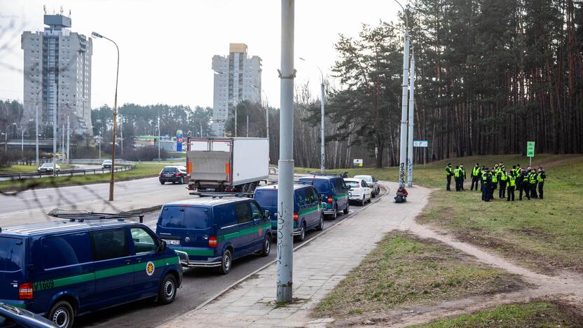 Galimai pagrobtos mergaitės paieška Vilniuje