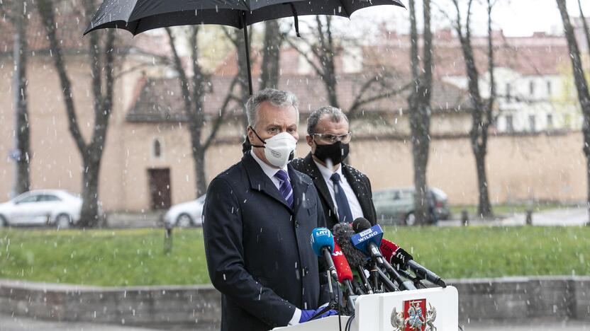 Prezidento G. Nausėdos spaudos konferencija