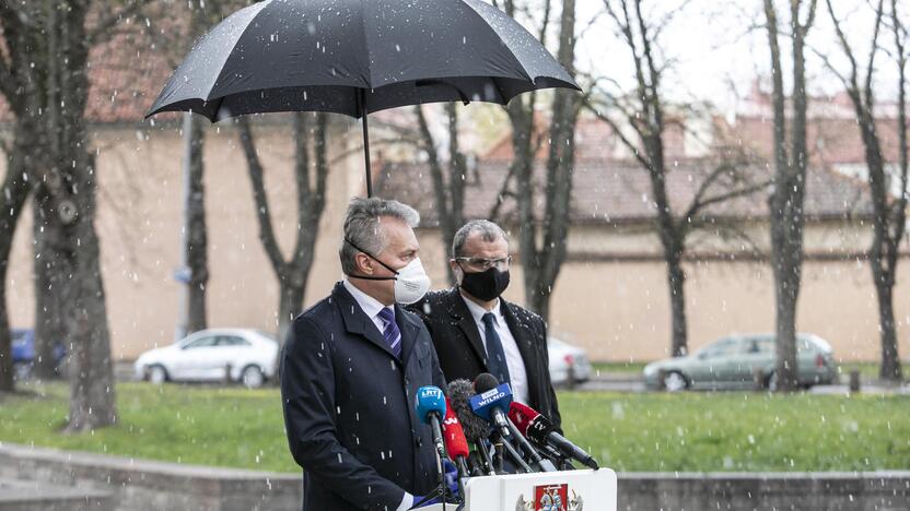 Prezidento G. Nausėdos spaudos konferencija