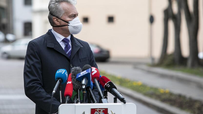 Prezidento G. Nausėdos spaudos konferencija