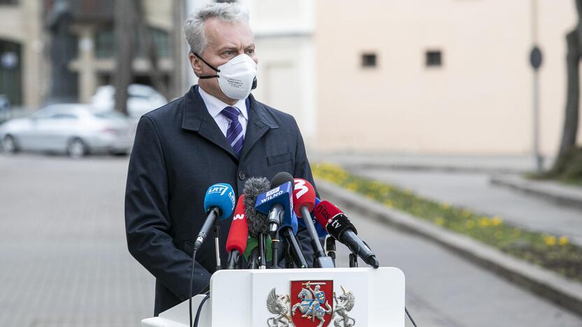 Prezidento G. Nausėdos spaudos konferencija