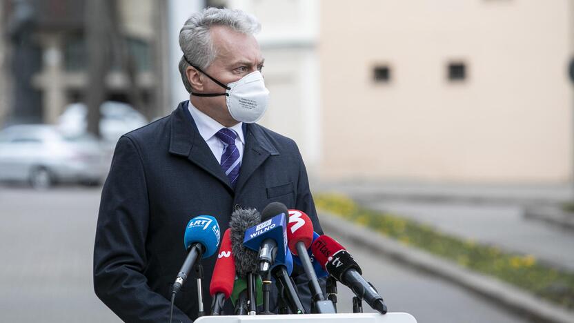 Prezidento G. Nausėdos spaudos konferencija