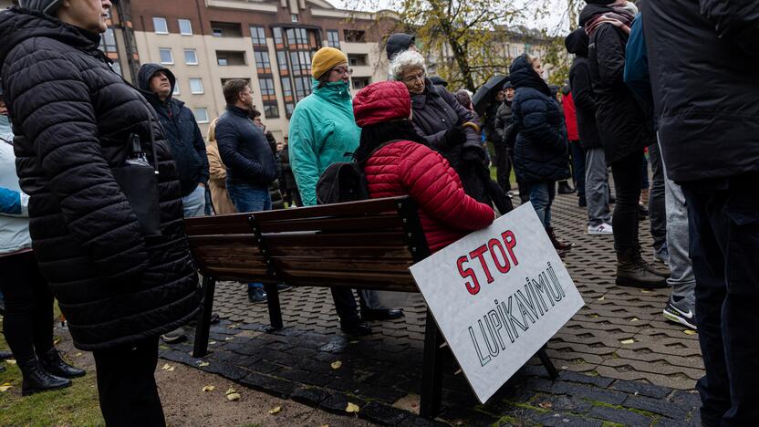 Prie Seimo – mitingas dėl NT mokesčio