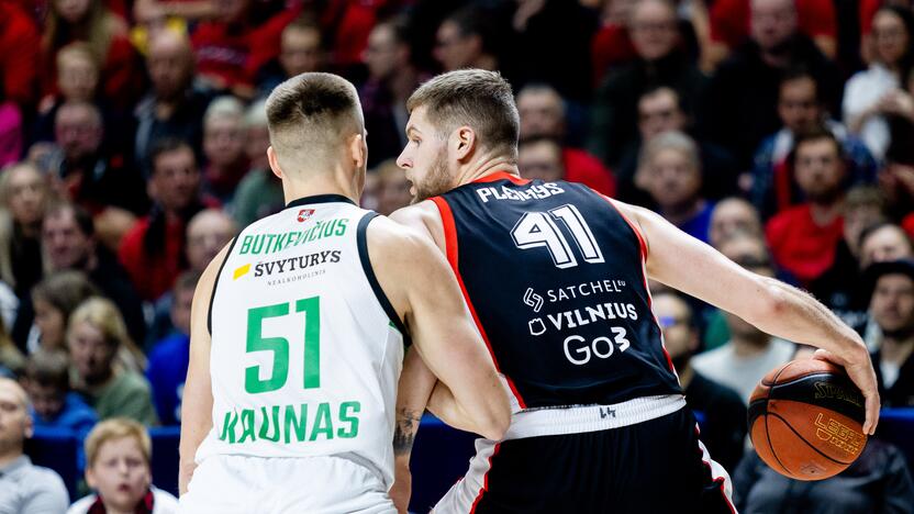 LKL rungtynės: Vilniaus „Rytas“ – Kauno „Žalgiris“