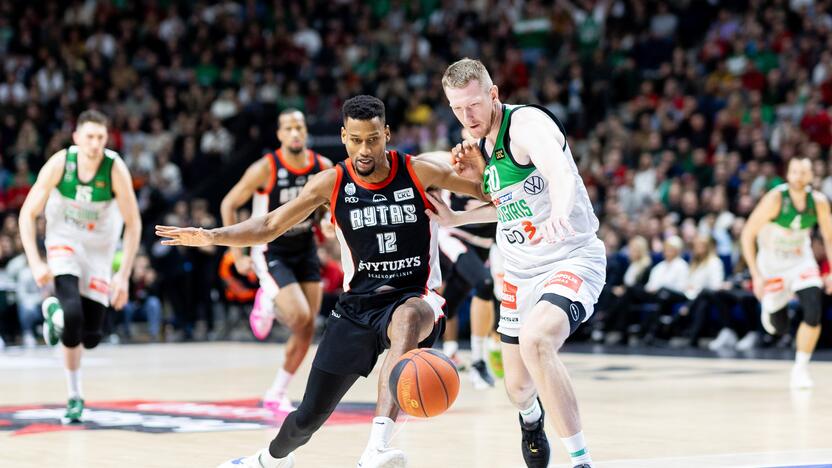 LKL rungtynės: Vilniaus „Rytas“ – Kauno „Žalgiris“