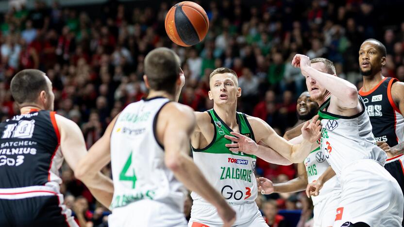 LKL rungtynės: Vilniaus „Rytas“ – Kauno „Žalgiris“