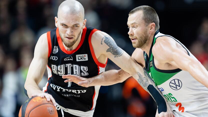 LKL rungtynės: Vilniaus „Rytas“ – Kauno „Žalgiris“