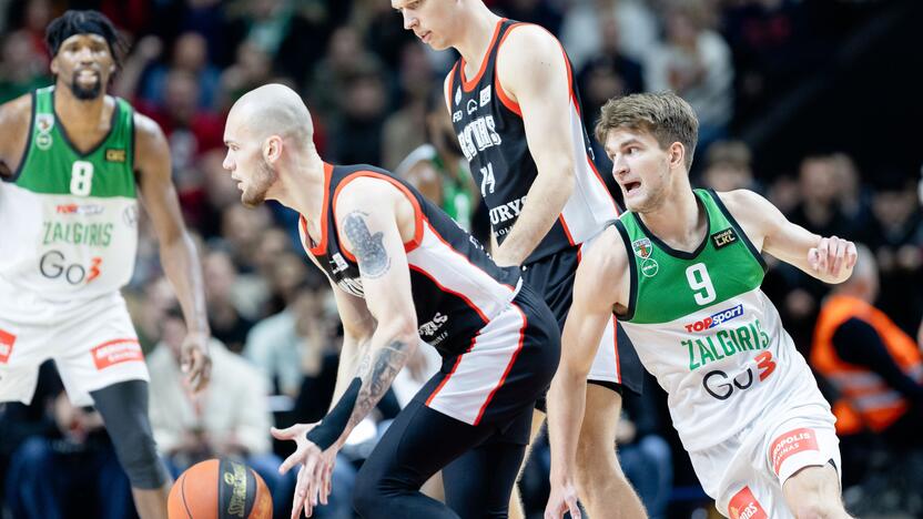 LKL rungtynės: Vilniaus „Rytas“ – Kauno „Žalgiris“