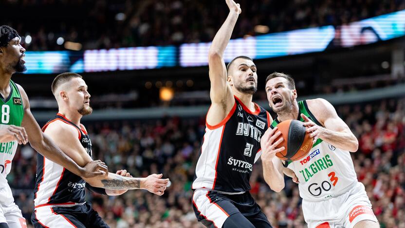 LKL rungtynės: Vilniaus „Rytas“ – Kauno „Žalgiris“