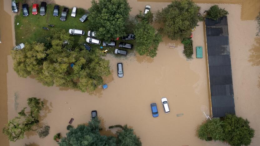 Potvynių kamuojama Lenkija