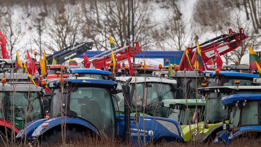 Ūkininkų protestas Vilniuje