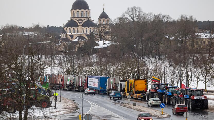 Ūkininkų protestas Vilniuje