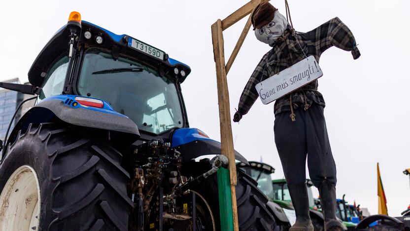 Ūkininkų protestas Vilniuje