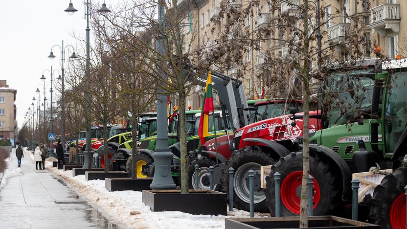 Ūkininkų protestas Vilniuje