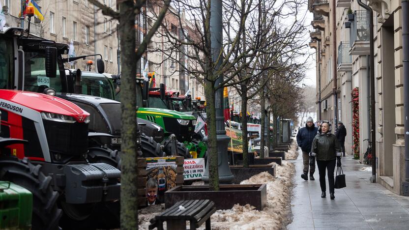 Ūkininkų protestas Vilniuje