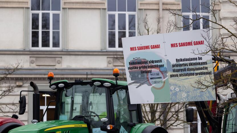 Ūkininkų protestas Vilniuje