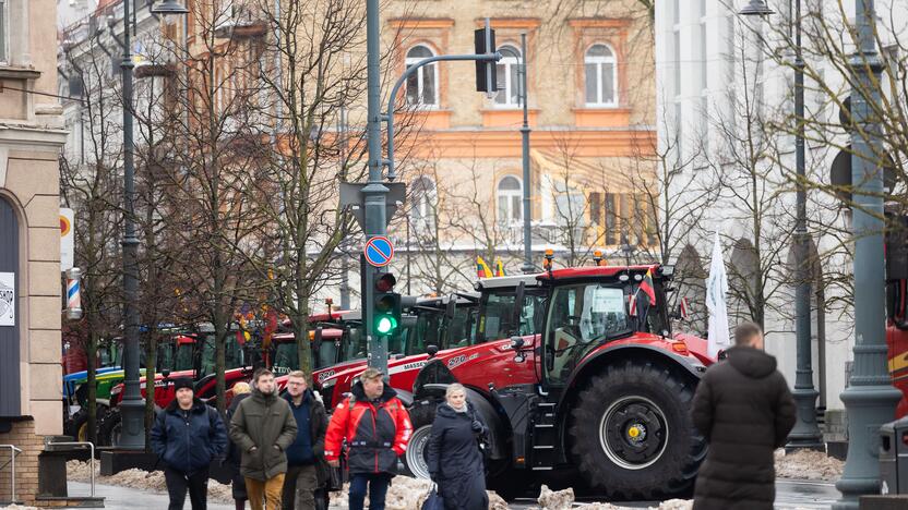 Ūkininkų protestas Vilniuje