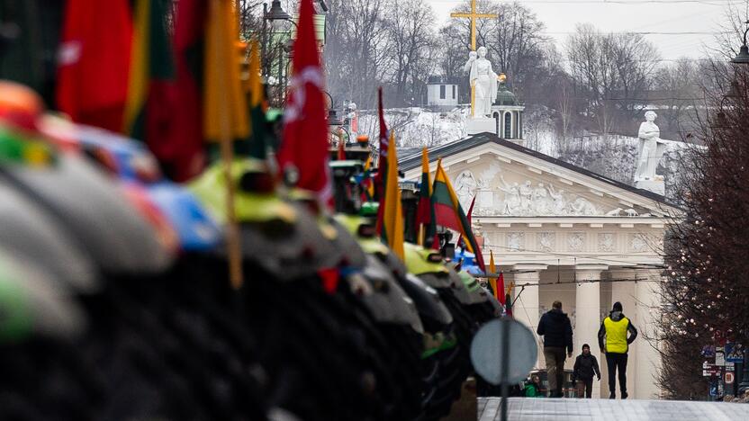 Ūkininkų protestas Vilniuje