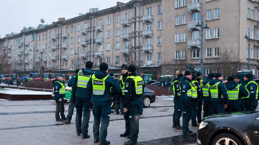 Ūkininkai palieka sostinę