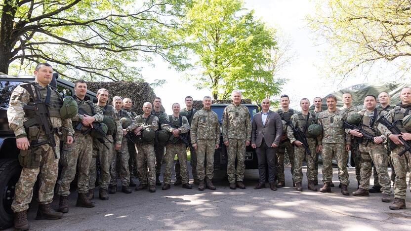 Prezidentui pristatyta pratybų „Perkūno griausmas“ eiga