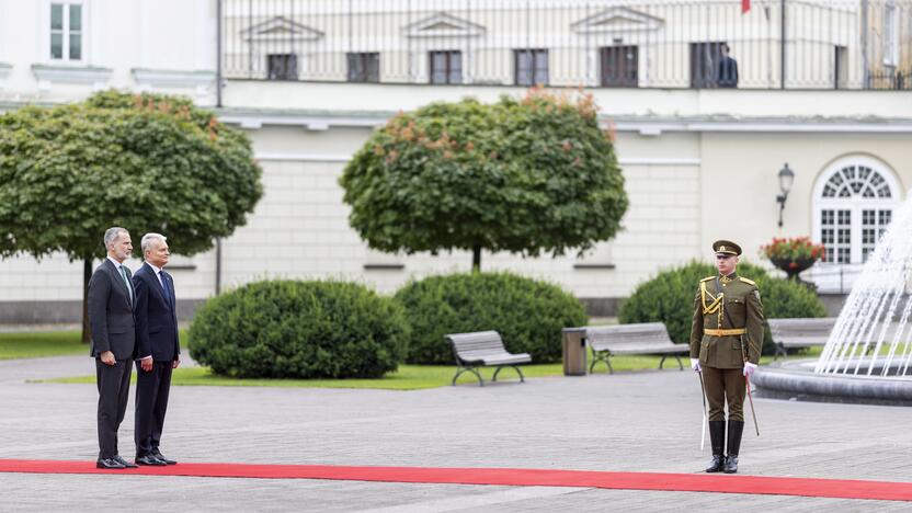 Lietuvoje lankosi Ispanijos karalius