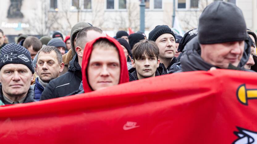 Vilniuje prasidėjo žemdirbių mitingas