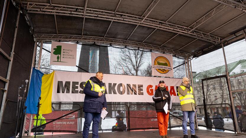 Vilniuje prasidėjo žemdirbių mitingas