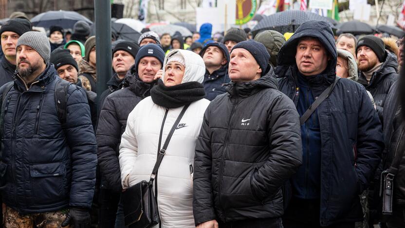 Vilniuje prasidėjo žemdirbių mitingas