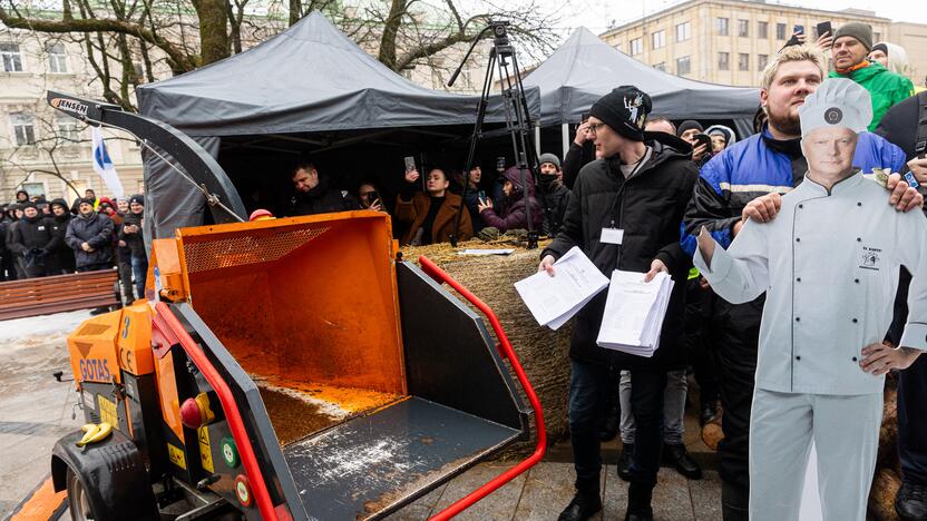 Vilniuje prasidėjo žemdirbių mitingas